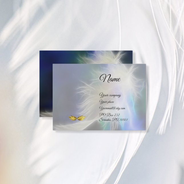 Angel Feather 2 Business Card (Creator Uploaded)