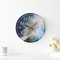 Angel Feather 2 Wall Clock