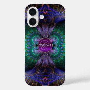 Angel feathers Purple Fantasy iPhone 16 Case