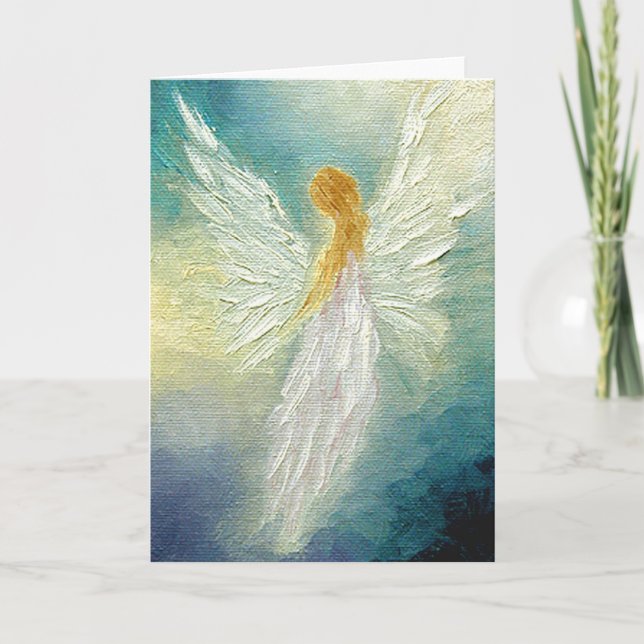 "Angel" Fine Art Greeting Card (Front)