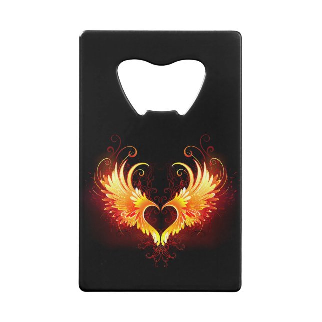 Angel Fire Heart with Wings (Front)