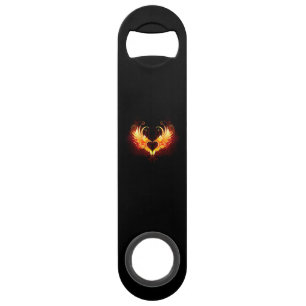 Angel Fire Heart with Wings