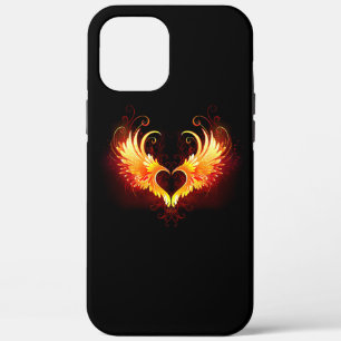 Angel Fire Heart with Wings iPhone 12 Pro Max Case