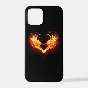 Angel Fire Heart with Wings iPhone 12 Pro Case