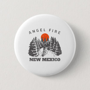 Angel Fire New Mexico Mountain Biking Hiking Trave 6 Cm Round Badge