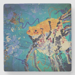 Angel Fish Stone Coaster