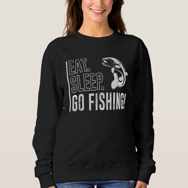 Angel Fisherman Fishing Saying Sweatshirt (Front)