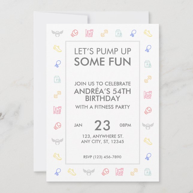 Angel Fitness Collab Invitation (Front)