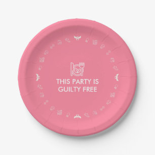 Angel Fitness Collab Paper Plate