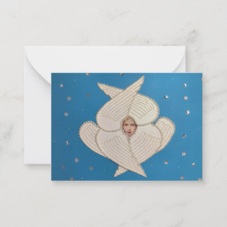 Angel Flat Note Card