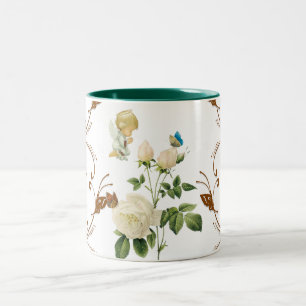 Angel Floral Mug