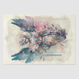 Angel Floral Watercolor Tissue Paper