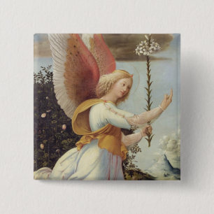 Angel Gabriel 15 Cm Square Badge
