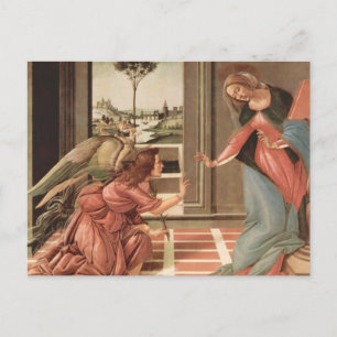 Angel Gabriel And Mary Postcard