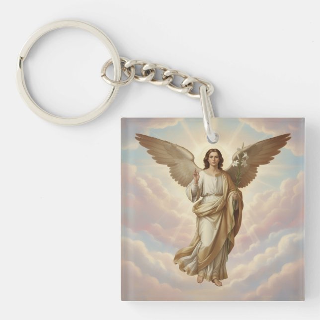 Angel Gabriel - Archangel Gabriel Key Ring (Front)