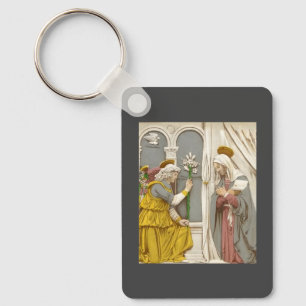 Angel Gabriel The Annunciation To Mary Key Ring