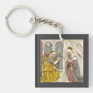 Angel Gabriel The Annunciation To Mary Key Ring