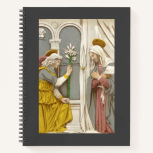 Angel Gabriel The Annunciation To Mary Notebook