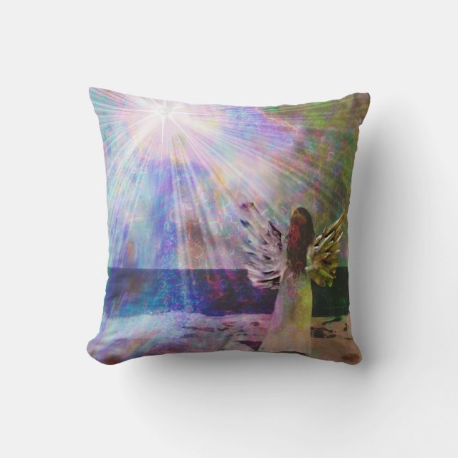 Angel Gazing 16x16 Pillow (Front)
