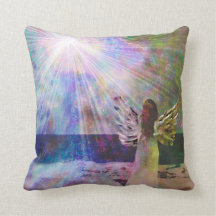 Angel Gazing 16x16 Pillow