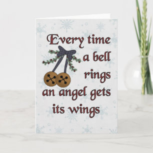 Angel Gets Its Wings Holiday Card