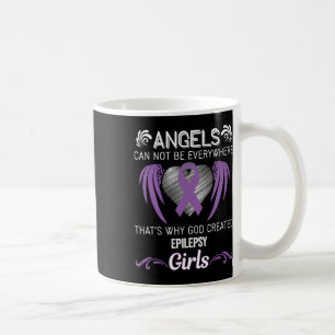 Angel Girl- Epilepsy Awareness Supporter Ribbon Coffee Mug