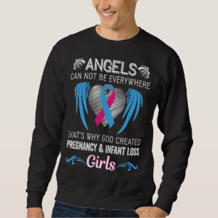 Angel Girl Pregnancy Infant Loss Awareness Support Sweatshirt