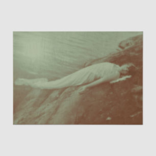 Angel Girl Vintage Old Fine Art Decoupage Tissue Paper