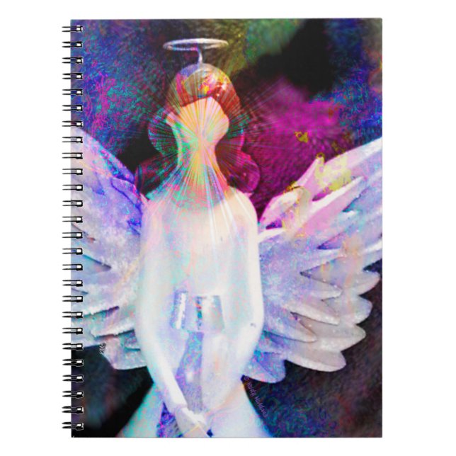 Angel Guardian Wings Tranquillity Notebook (Front)