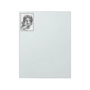 Angel Guarding A Girl Child Notepad
