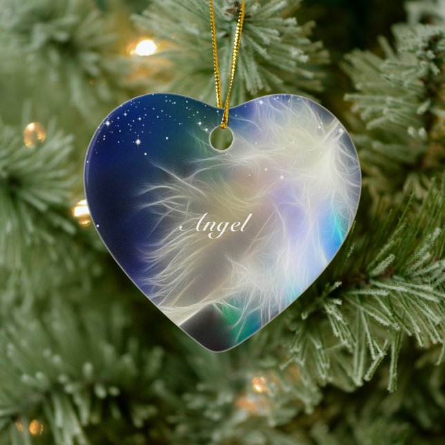 Angel Heart! Ceramic Ornament (Creator Uploaded)
