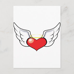 Angel heart postcard