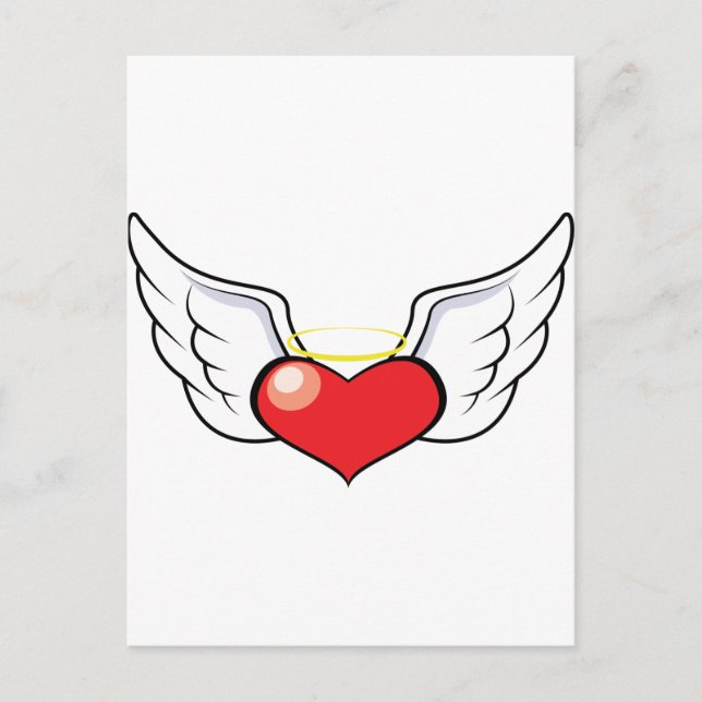 Angel heart postcard (Front)