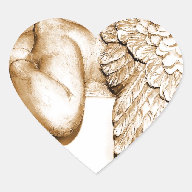 Angel Heart Sticker (Front)