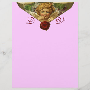 ANGEL HEART WAX SEAL Monogram Pink