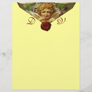 ANGEL HEART WAX SEAL Monogram Yellow