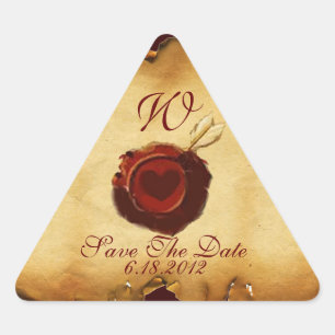 ANGEL HEART WAX SEAL PARCHMENT Monogram