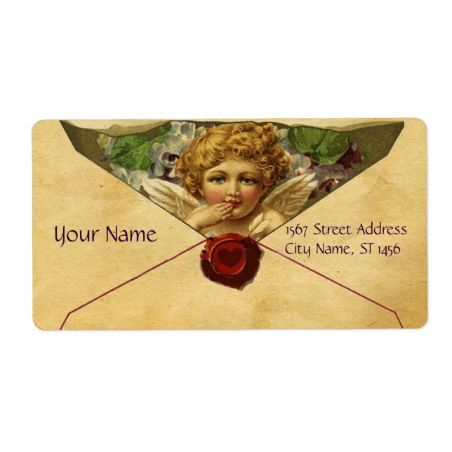 ANGEL HEART WAX SEAL PARCHMENT Valentine's Day (Front)