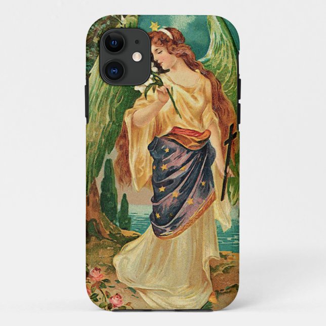 Angel holding a floral branch Case-Mate iPhone case (Back)