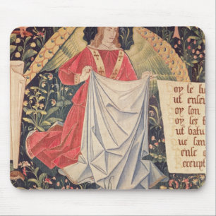 Angel holding the shroud mouse pad
