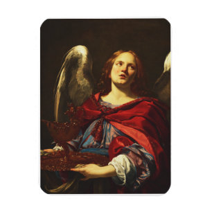 Angel Holding the Vessel and Towel Magnet