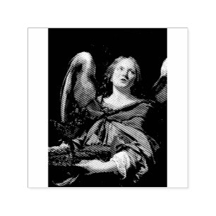 Angel Holding the Vessel and Towel Self-inking Stamp