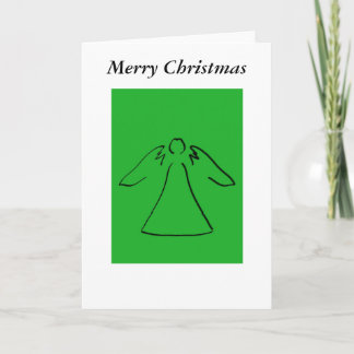 Angel Holiday Card
