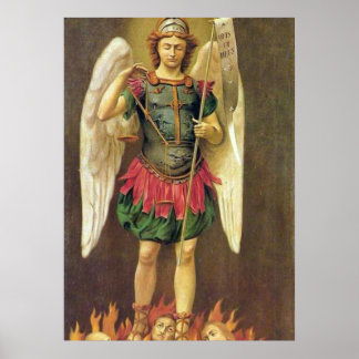 Angel Holy Archangel Michael Poster