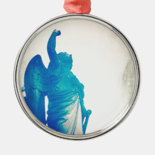 Angel in a Storm Metal Tree Decoration