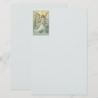 Angel In Blue Stationery