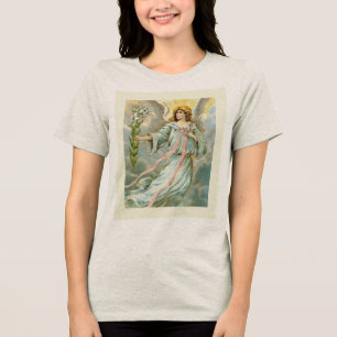 Angel In Blue Tri-Blend Shirt