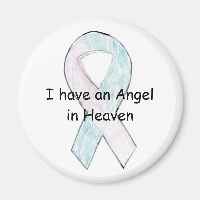 Angel in heaven magnet (Front)