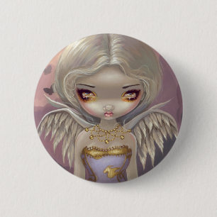 "Angel in Lilac" Button