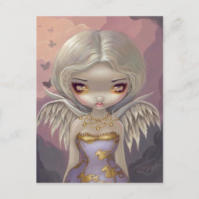 "Angel in Lilac" Postcard (Front)